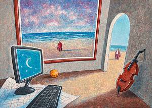 Oltremare: mostra di armando orfeo alla galleria europa di lido di camaiore